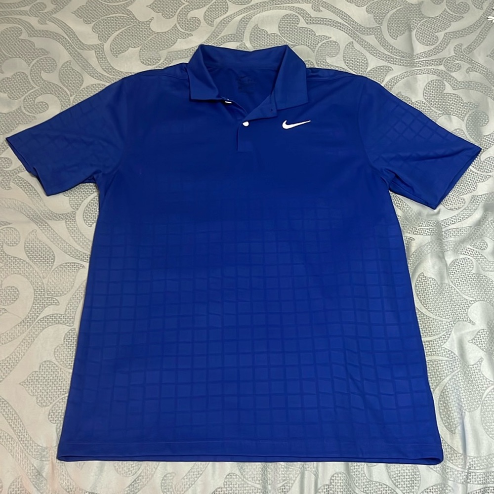 Nike Golf Polo Blue Medium Like New